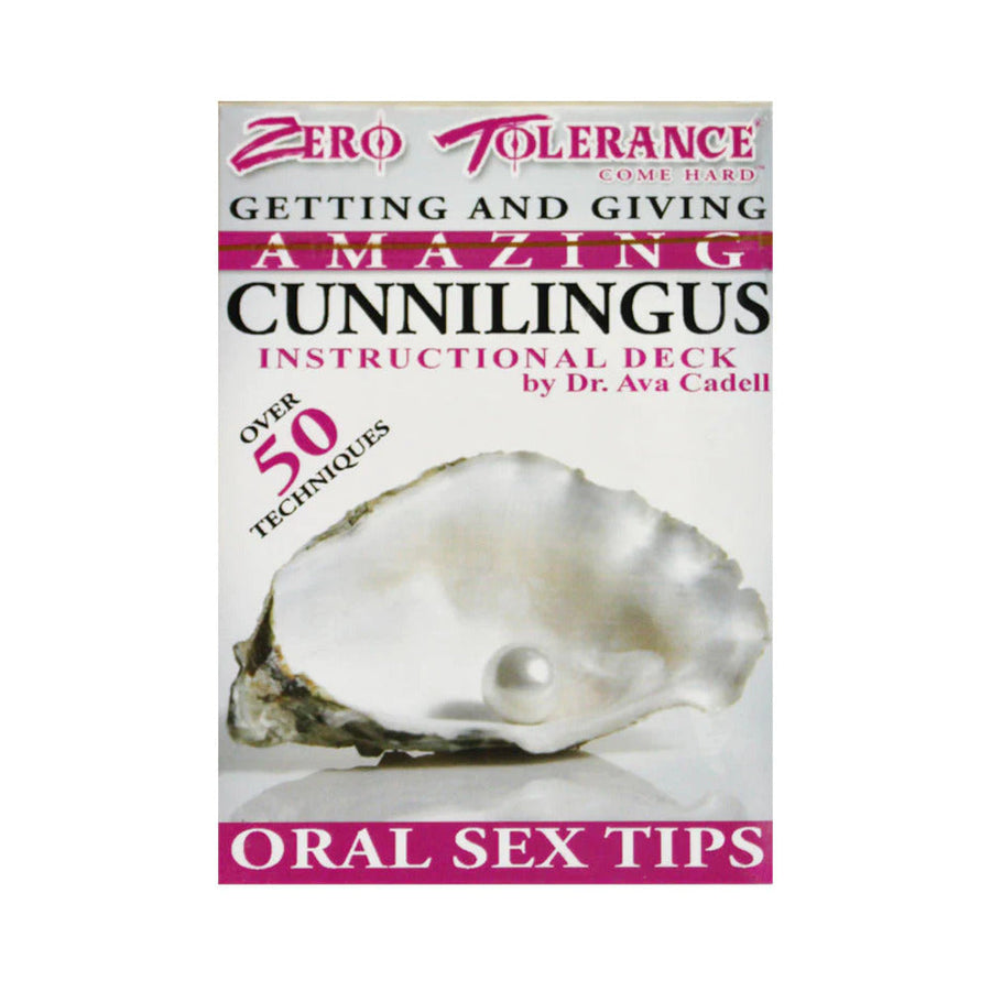 Zero Tolerance Getting & Giving Amazing Cunnilingus Instructional Card Deck - Headshop.com