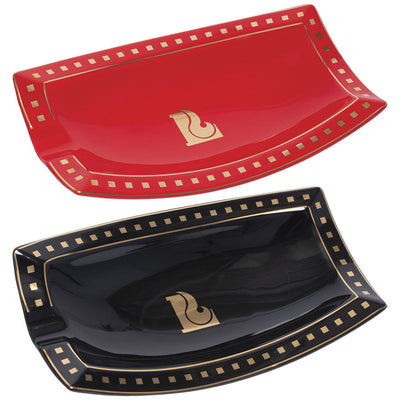 Lucienne Curved Rectangle Ceramic Cigar Ashtray | 8.75" x 5" - Headshop.com