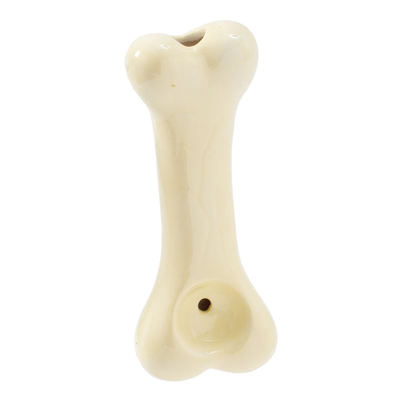 Wacky Bowlz Dog Bone Ceramic Hand Pipe - 3.75" - Headshop.com