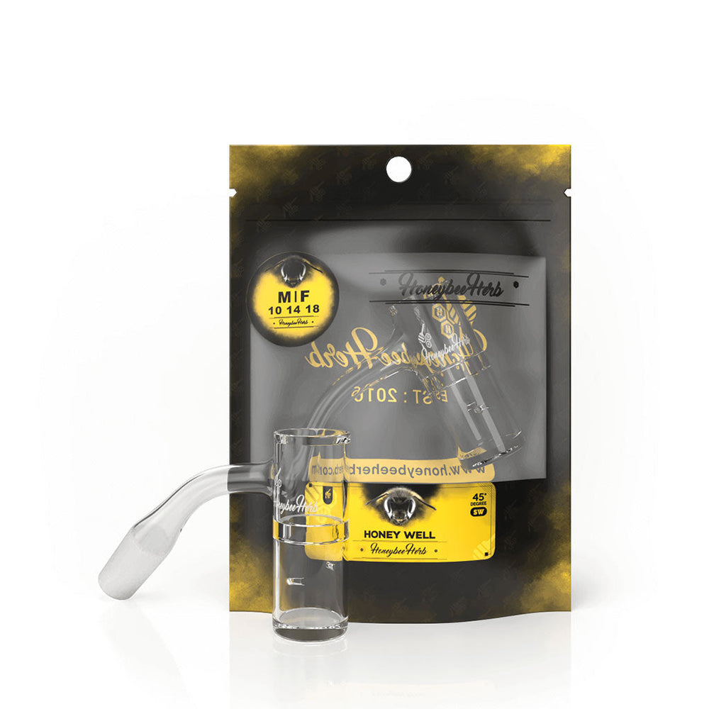 Honeybee Herb Honey Well Quartz Banger - 45° | BL - Headshop.com