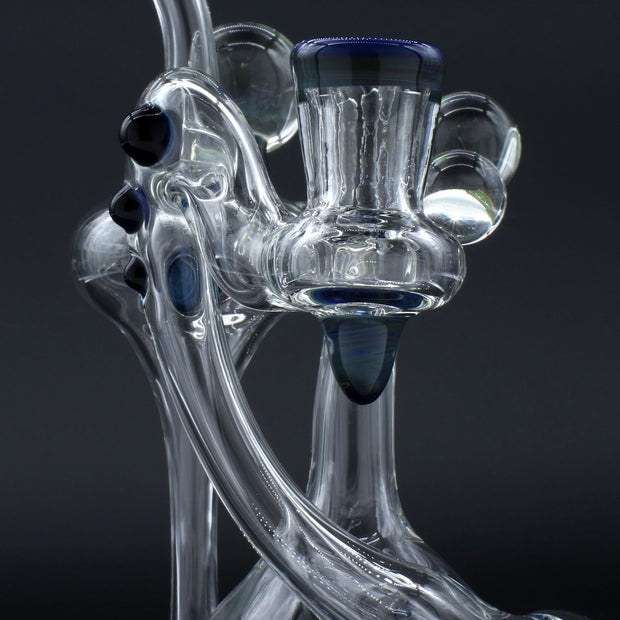 Clayball Glass "Milky Way" Heady Recycler Dab-Rig - Headshop.com