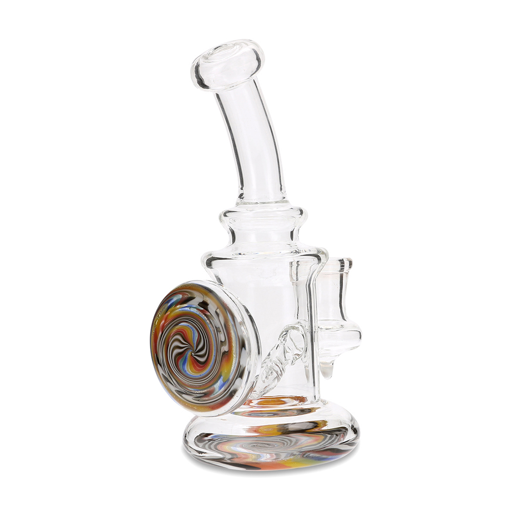 Medusa Customs 6.25" Swirl Bubble Bubbler - Headshop.com