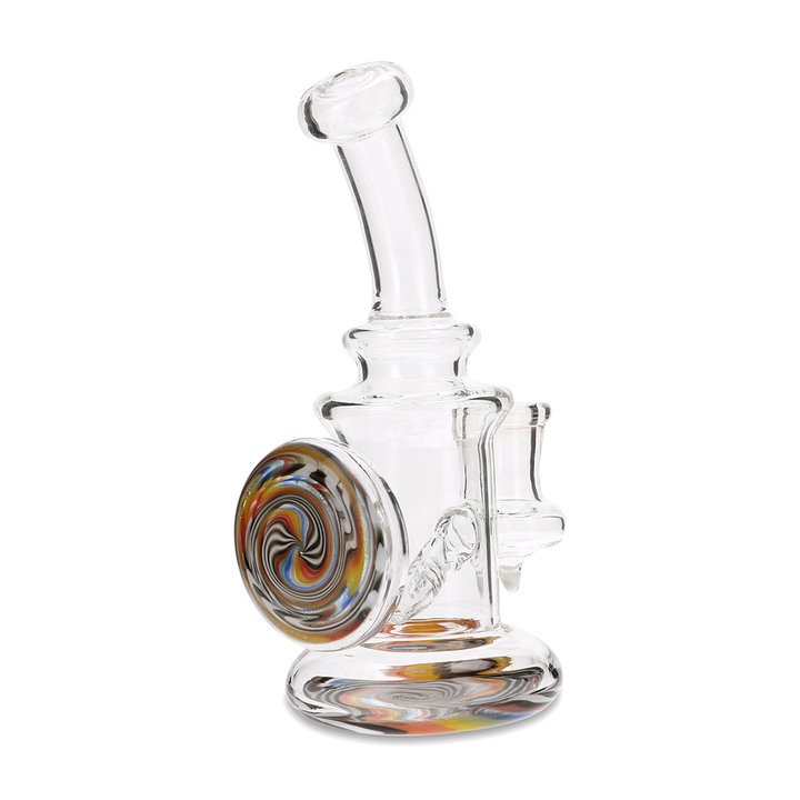 Medusa Customs 6.25" Swirl Bubble Bubbler - Headshop.com