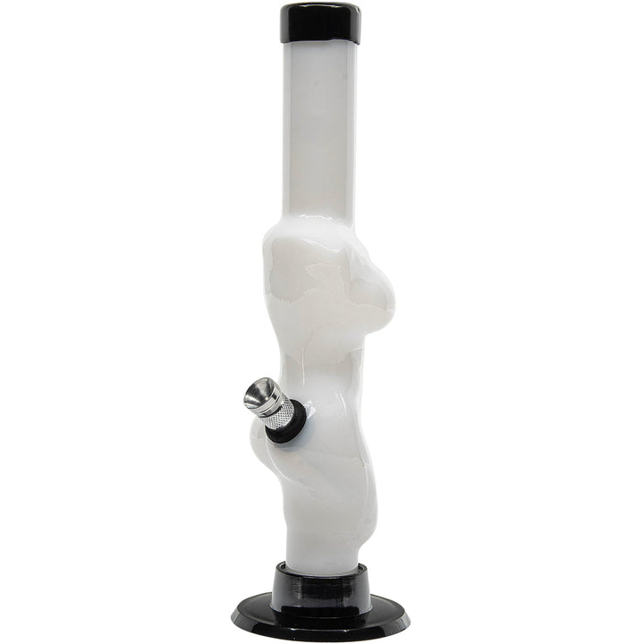 Acrylic Lady Contour Bong 8"  - Multiple Colors