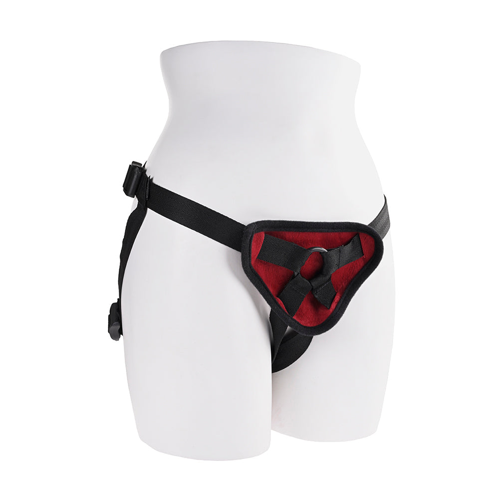 Sportsheets Saffron Silicone Pegging Kit with Adjustable Strap-On Harness & 5 in. Dildo - Headshop.com