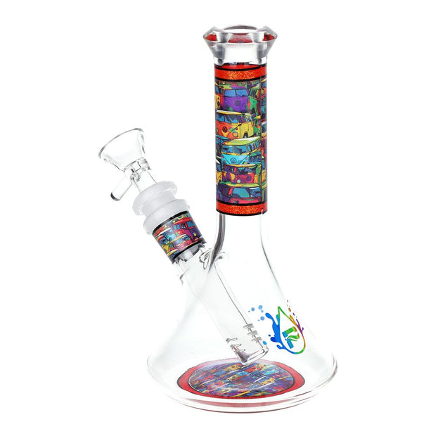 Pulsar Design Series Flared Beaker Glass Water Pipe | 6.75" | 14mm F - Headshop.com