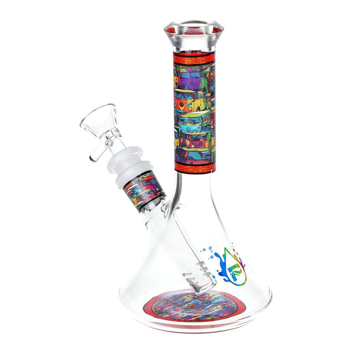 Pulsar Design Series Flared Beaker Glass Water Pipe | 6.75" | 14mm F - Headshop.com