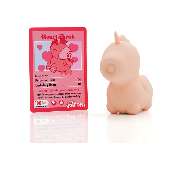 Unihorn Heart Throb Pulsing Vibrator Pink - Headshop.com