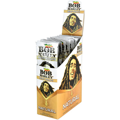 25PC DISP - Bob Marley Hemp Wraps - 2pk - Headshop.com