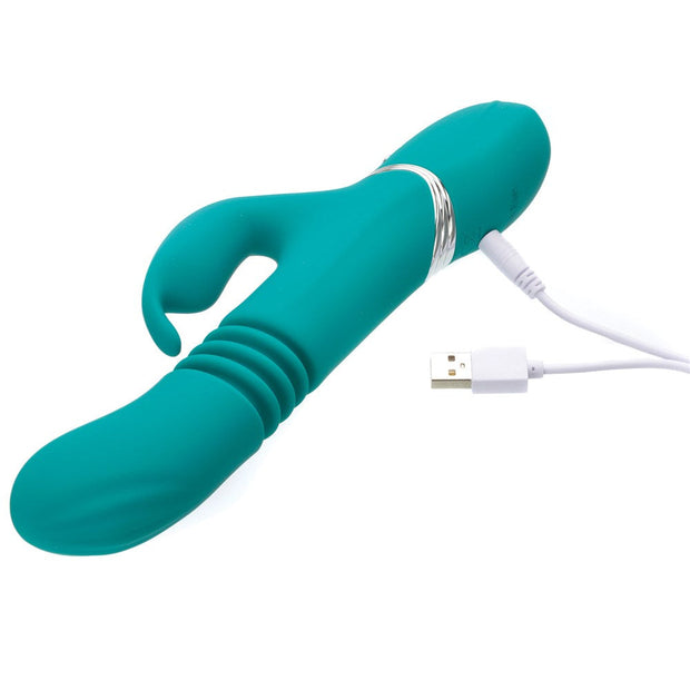 Adam & Eve Eve's Rechargeable Thrusting Rabbit - Headshop.com