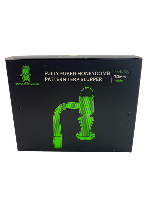 Space King Fully Fused Honeycomb Pattern Terp Slurper - Headshop.com