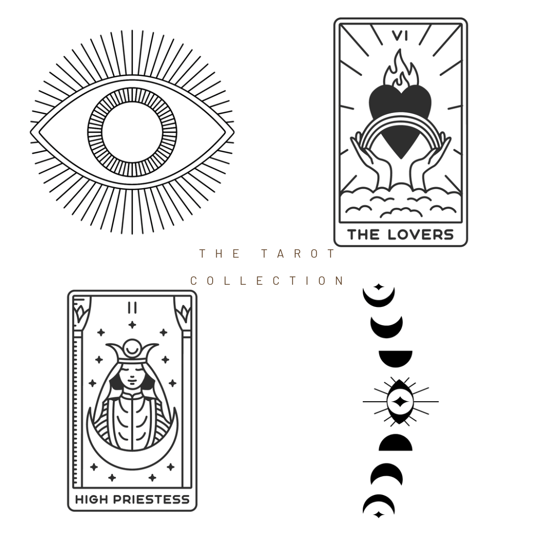 CBD temporary tattoos - The Tarot Collection - Headshop.com