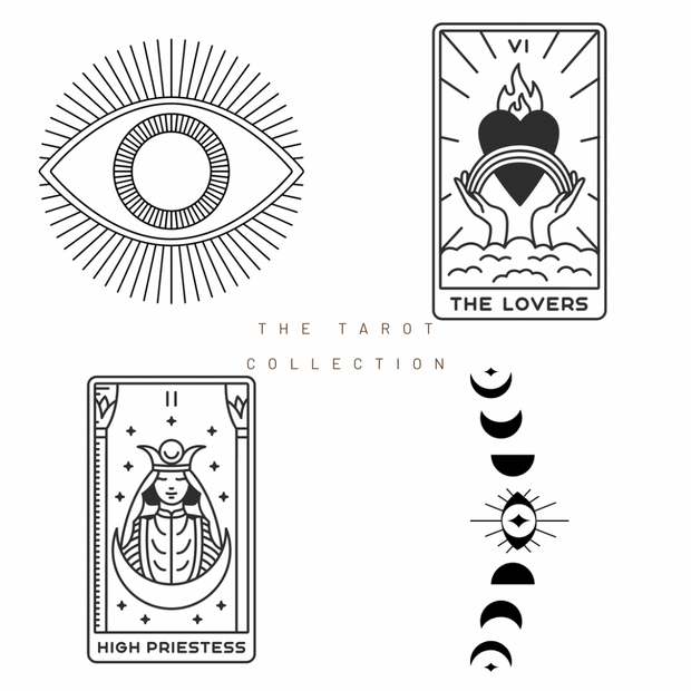CBD temporary tattoos - The Tarot Collection - Headshop.com