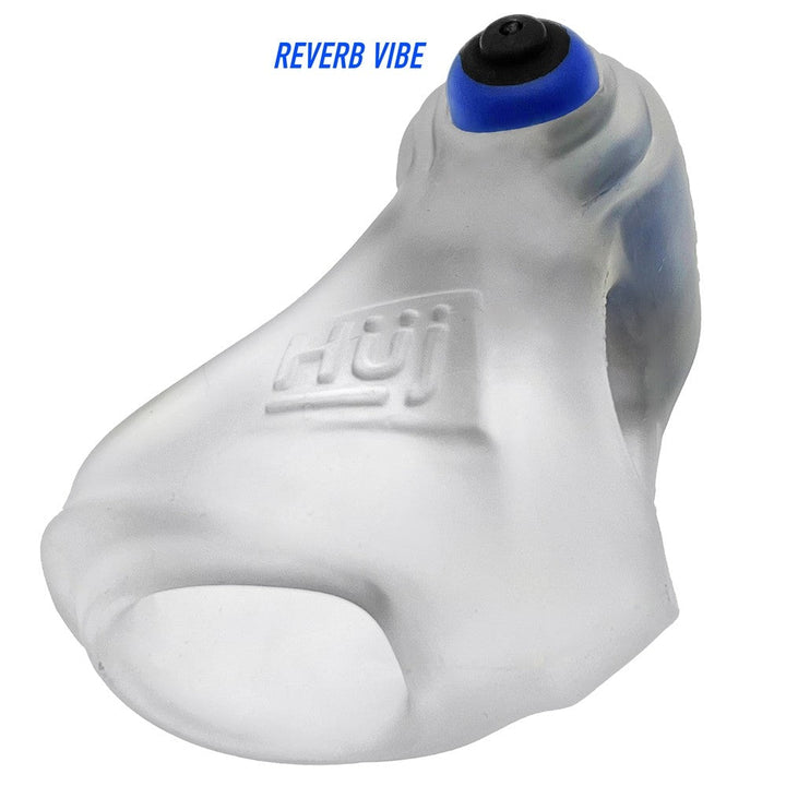 Hunkyjunk Revsling Cock & Ball Sling with Bullet Vibrator Clear Ice - Headshop.com