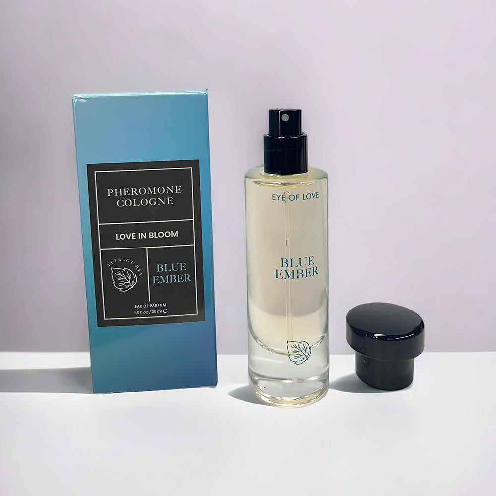 Eye of Love Bloom Attract Her Pheromone Parfum Blue Ember 1 oz. - Headshop.com