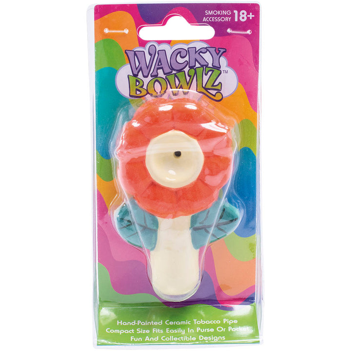 Wacky Bowlz Flower Ceramic Pipe | 3.5" - Headshop.com