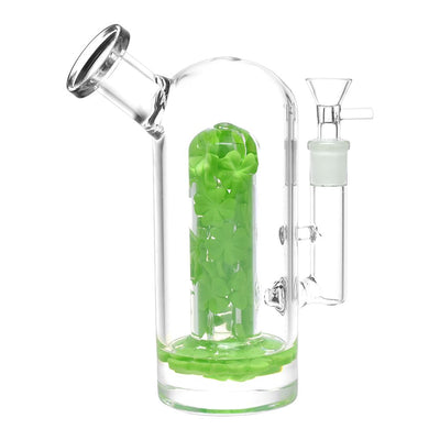 Lucky Clover Glass Water Pipe - 7.75" / 14mm F - Headshop.com