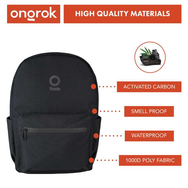 Ongrok Carbon-lined Backpack Smell Proof - Headshop.com