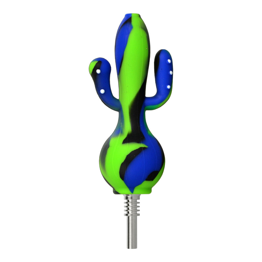 Cactus Silicone Dab Straw - 5.8" / Colors Vary - Headshop.com