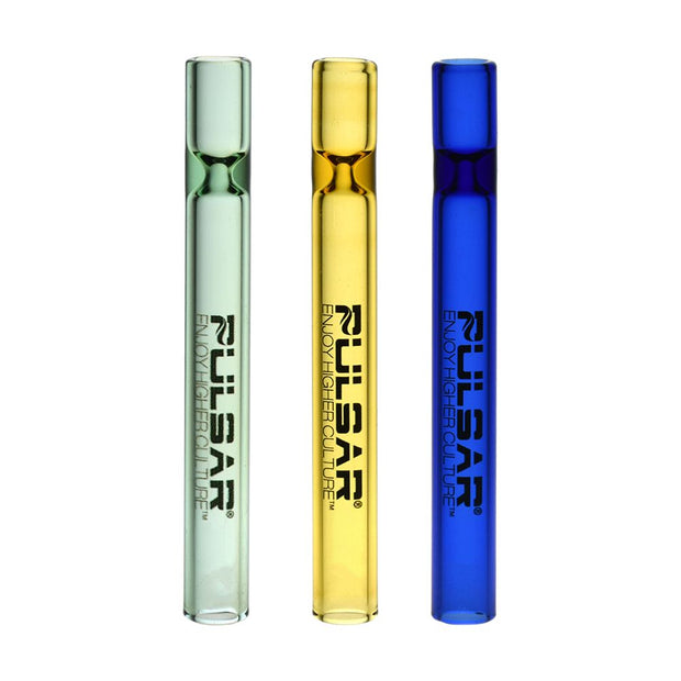 100CT DISPLAY - Pulsar Glass Taster - 4" / Assorted Colors - Headshop.com
