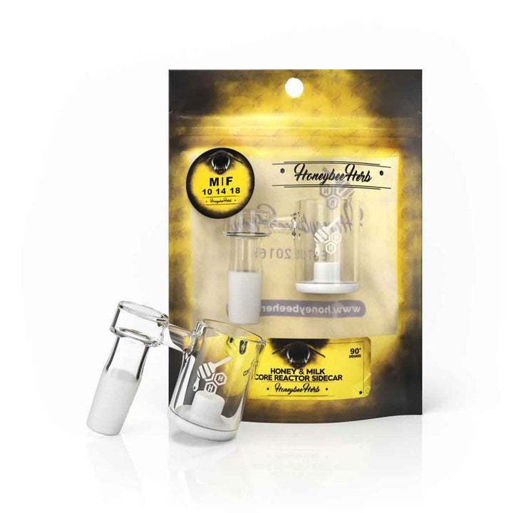 HONEY & MILK CORE REACTOR SIDECAR QUARTZ BANGER - 90° DEGREE | YL - Headshop.com