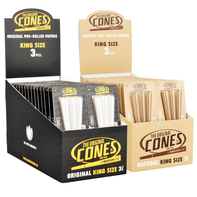 CONES by MountainHigh Pre-Rolled Cones | King Size | 3pc | 32pk Display