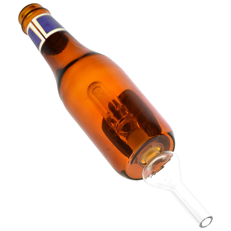 Dabtized Beer Burner Bubbler Dab Straw | 10mm F | 7.75" - Headshop.com