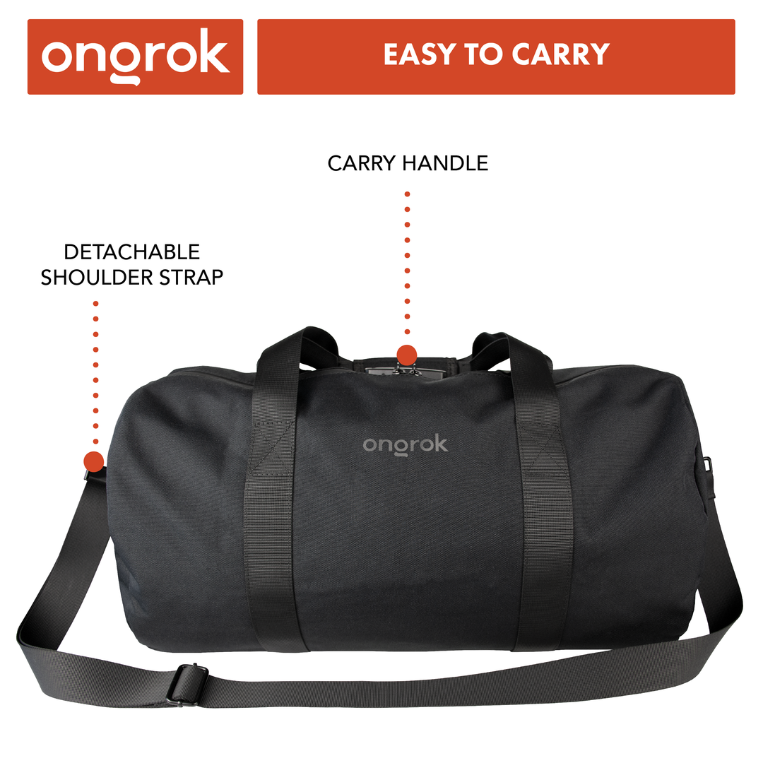 Ongrok Carbon-lined Smell proof Duffle Bag - Headshop.com