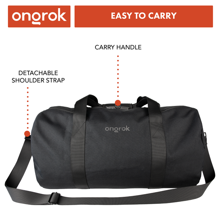 Ongrok Carbon-lined Smell proof Duffle Bag - Headshop.com