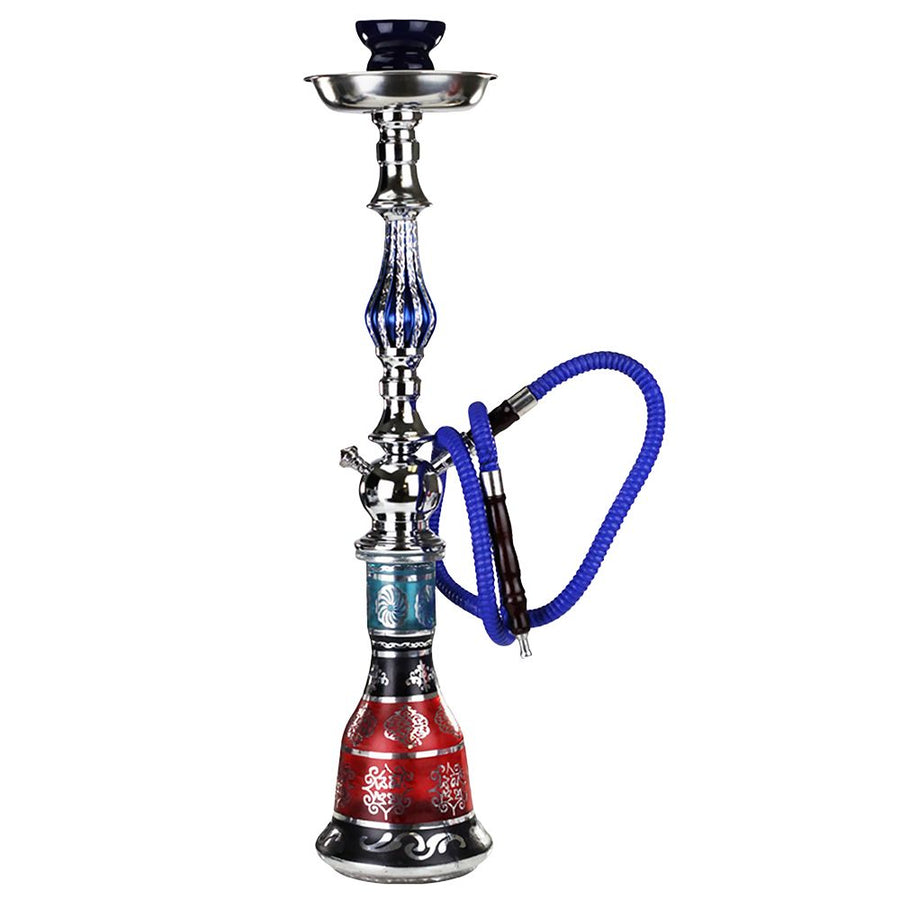 Badshah Platinum Asian Flair Hookah - 26" / 1-Hose - Headshop.com