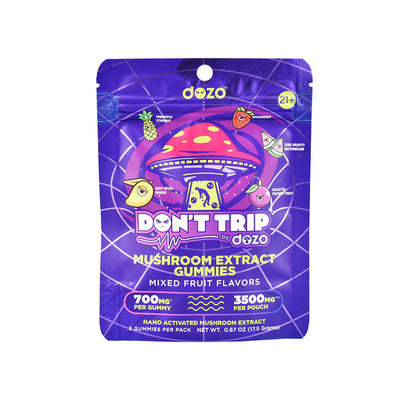 Dozo THCP Don't Trip Mushroom Gummies | 3500mg | 5pc | 10pc Display - Headshop.com