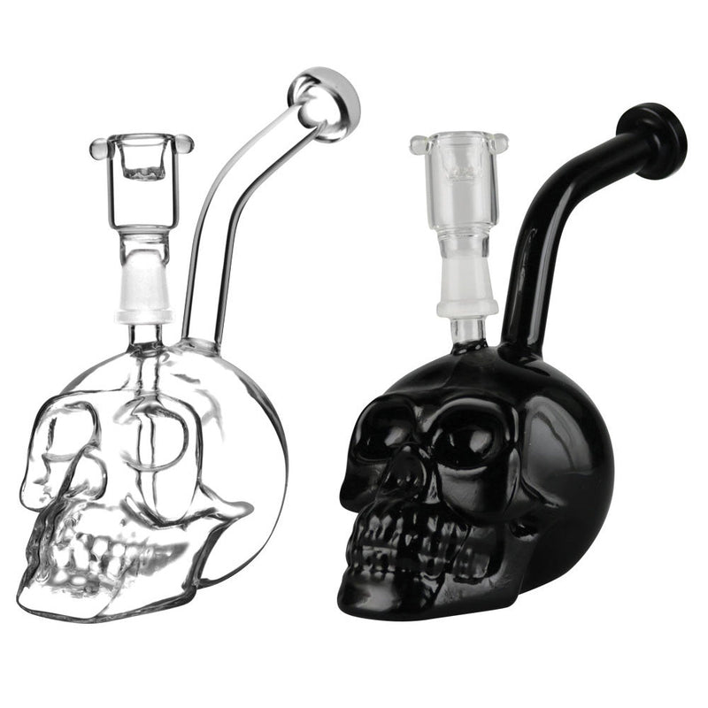 Glass Skull Bong | 14mm Male - Headshop.com