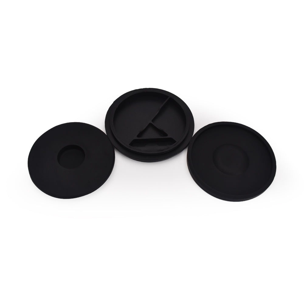 Ritual - 12'' Deluxe Silicone Modular Beaker - Black & Red - Headshop.com