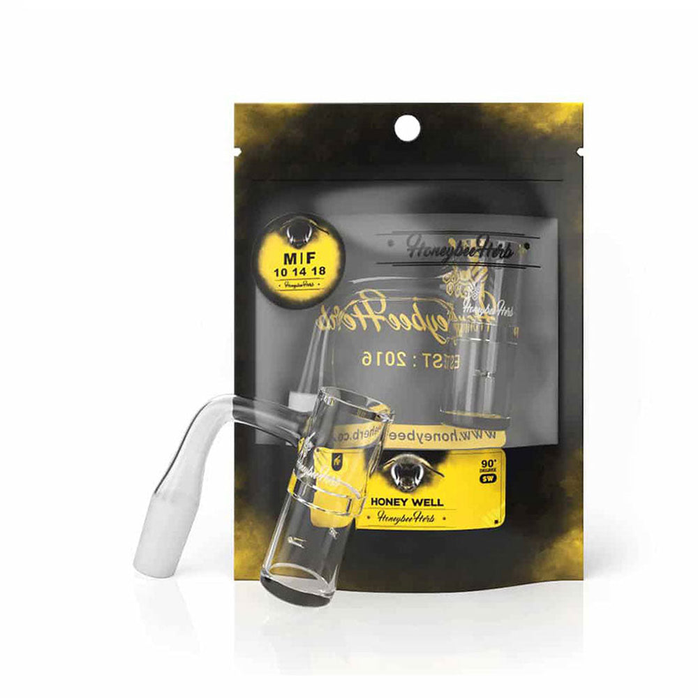 Honeybee Herb Honey Well Quartz Banger- 90° | BL - Headshop.com