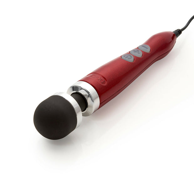 Doxy Die Cast 3 Compact Wand Vibrator Candy Red - Headshop.com
