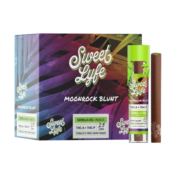 Sweet Lyfe Moonrock Blunt THCA+THCP - Gorilla OG - Indica - Headshop.com