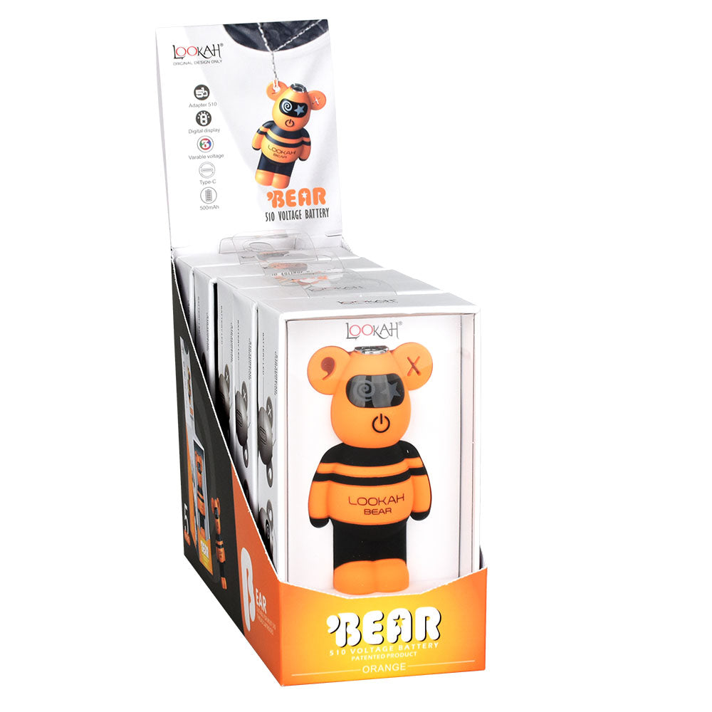 Lookah Bear 510 Battery | 500mAh | 5pc Display - Headshop.com