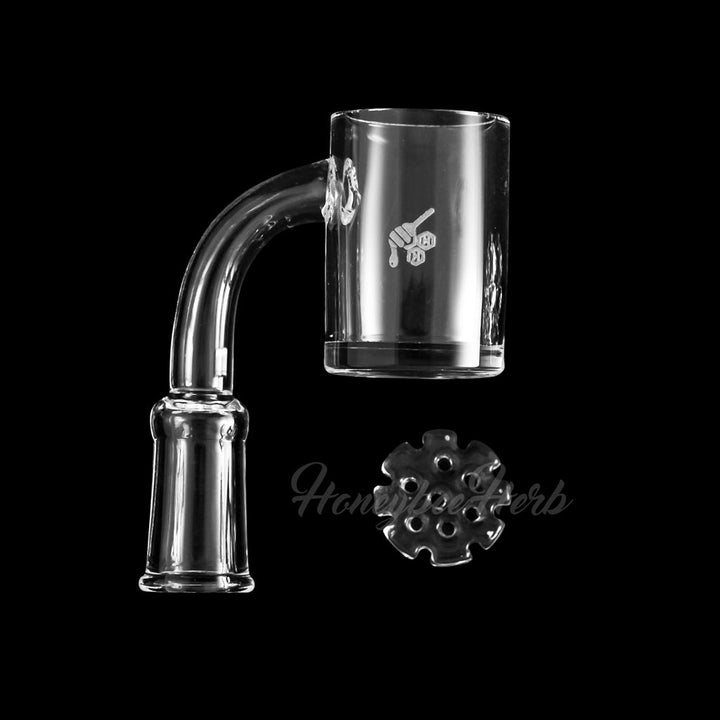 HONEY DISC QUARTZ BANGER - 90° DEGREE | YL - Headshop.com