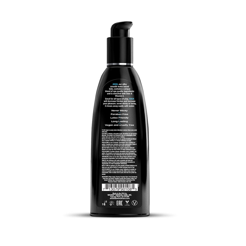 Wicked Aqua Water-Based Lubricant 8.5 oz. - Headshop.com