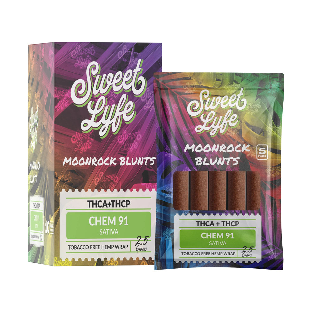 Sweet Lyfe Moonrock Blunts THCA+THCP - CHEM 91 - Sativa - Headshop.com