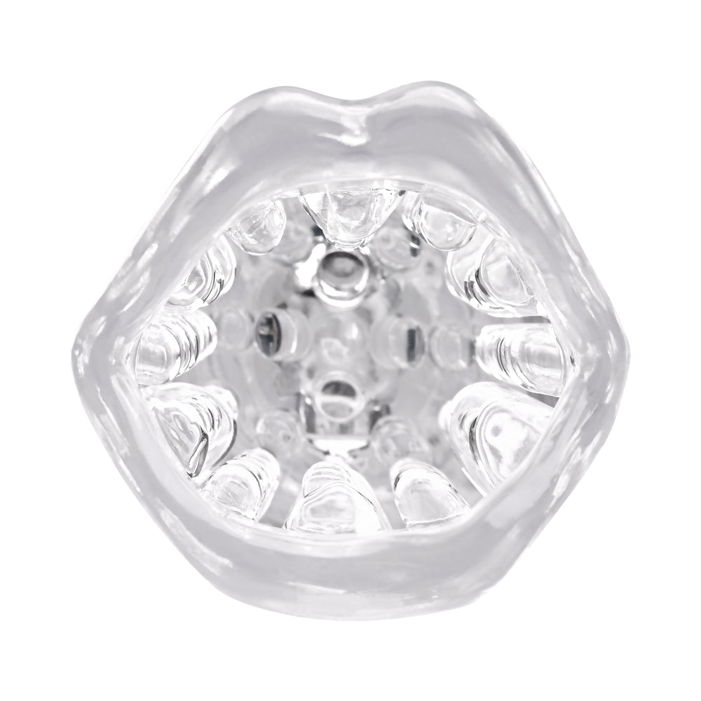 Zero Tolerance Cyclone Rechargeable Vibrating Spinning Stroker Black Clear - Headshop.com