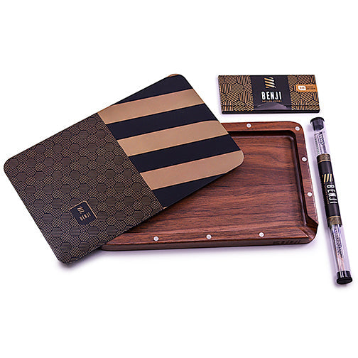 Benji - Walnut Tray w/ Magnetic Lid Kit - OG - Headshop.com