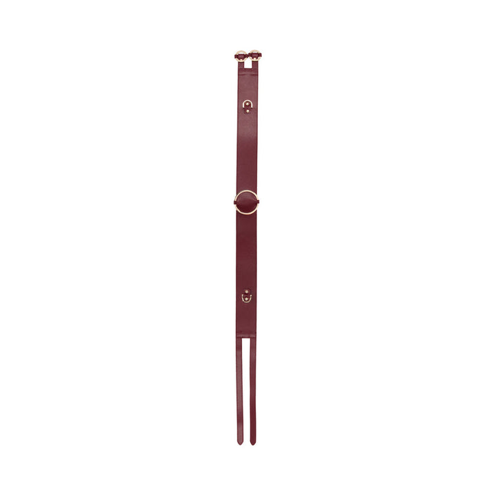 Ouch! Halo Ringed Waist Restraint Belt Burgundy S/M - Headshop.com
