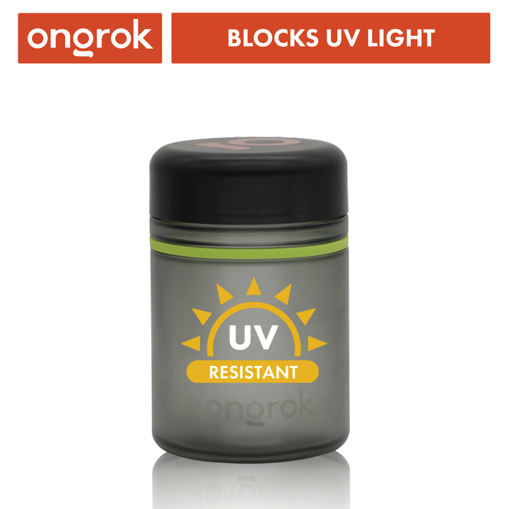 Ongrok 500ml Child Resistant Jars, 2 pack - Headshop.com