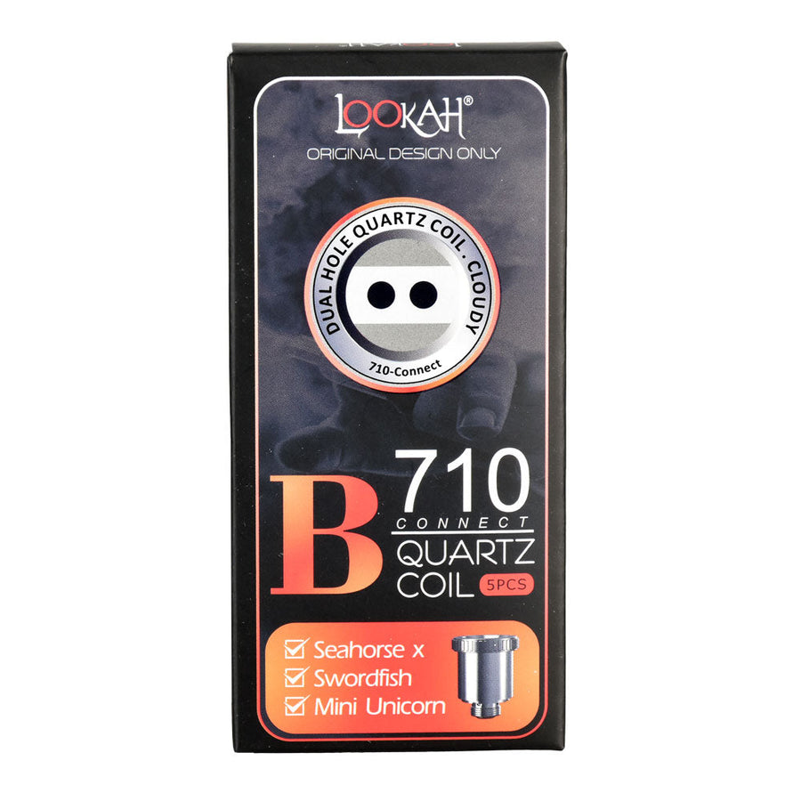 Lookah Seahorse 710 Connect Quartz Coil | Dual Hole - Headshop.com