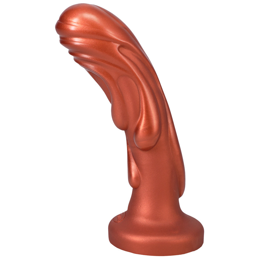 Tantus Magma 7 in. Fantasy Dildo Medium-Firm Copper - Headshop.com