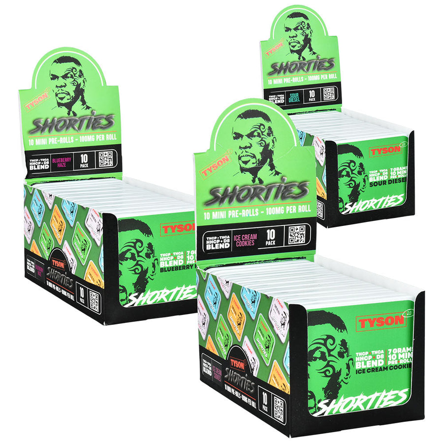 TYSON 2.0 Shorties D8 Mini Pre-Rolls | 7g | 10pk | 10pc Display - Headshop.com