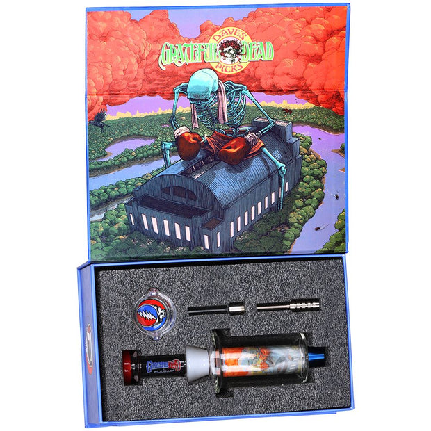 Grateful Dead x Pulsar Inside Print Vapor Vessel & SYF Dab Dish - 9.25" / Boxer - Headshop.com