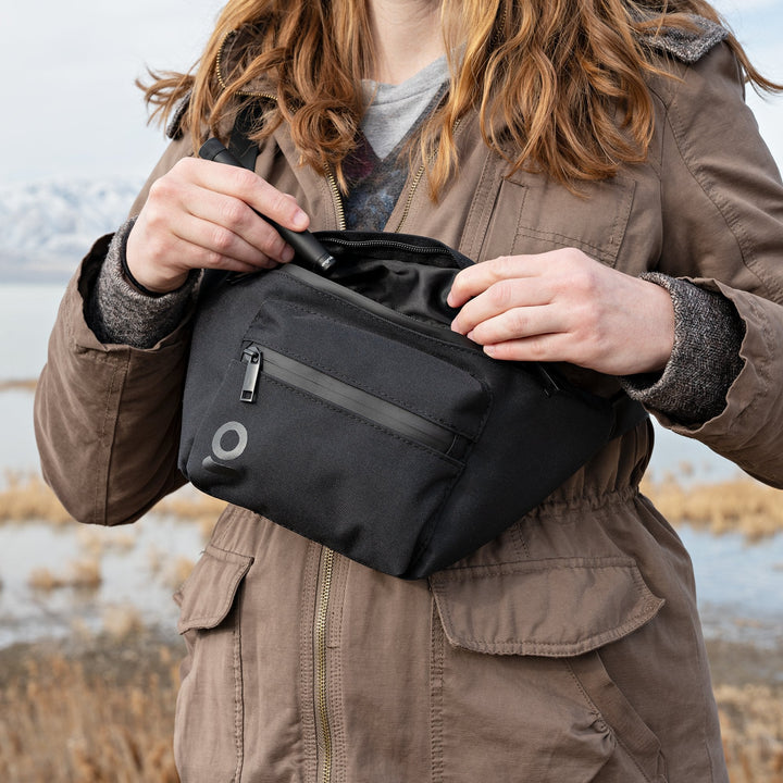 Ongrok Carbon-lined Fanny Pack / Travel Pouch - Headshop.com