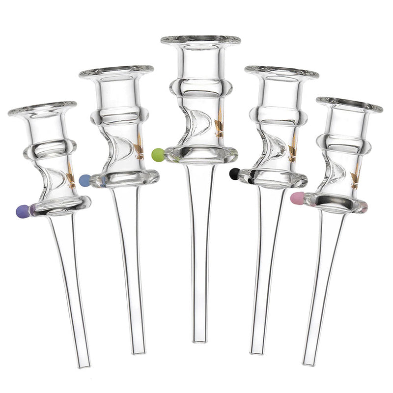 aLeaf Hat Glass Dab Straw - 5" / Colors Vary - Headshop.com
